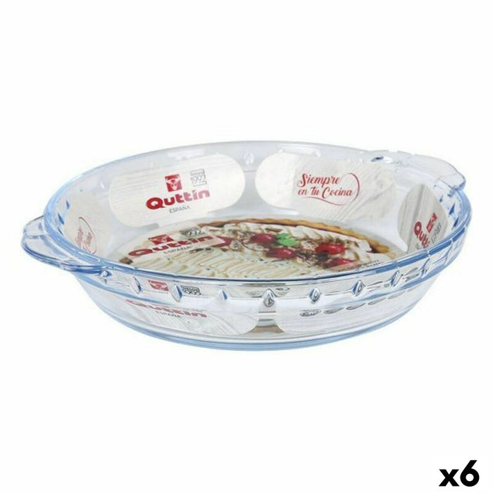 Platou pentru Servire Quttin VEN8435476251540 Sticlă 23,9 x 20,4 x 4,4 cm (6 Unități) (925 cc)