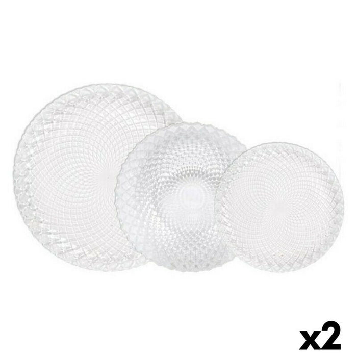 Veselă La Mediterránea Diamond 18 Piese (2 Unități)