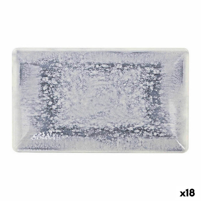 Platou pentru Servire La Mediterránea Adhara Dreptunghiular 25 x 15 x 2 cm (18 Unități) (25 x 15 cm)