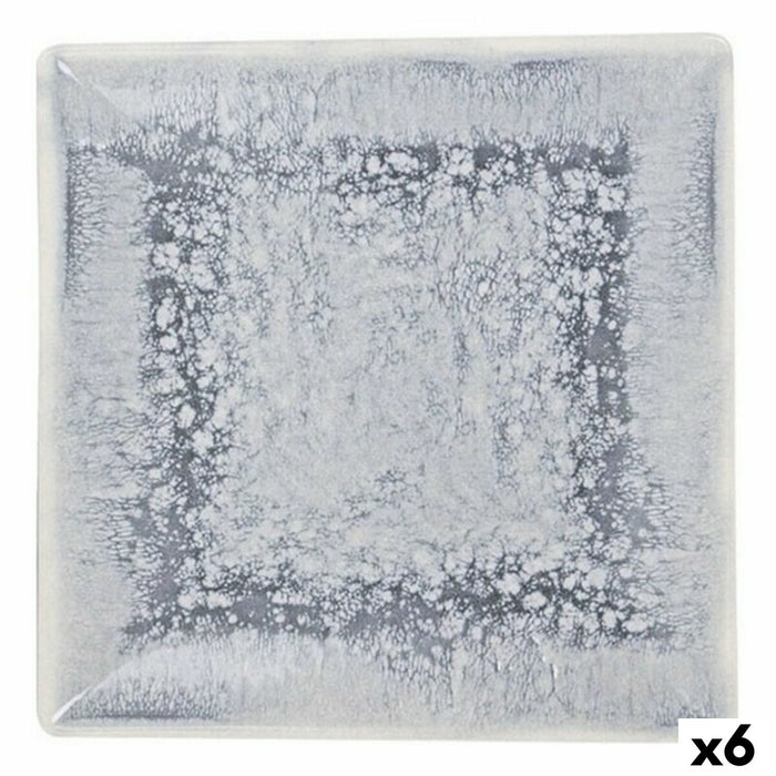 Platou Plat La Mediterránea Adhara Porțelan 24 x 24 x 2 cm (6 Unități) (24 x 24 x 2 cm)