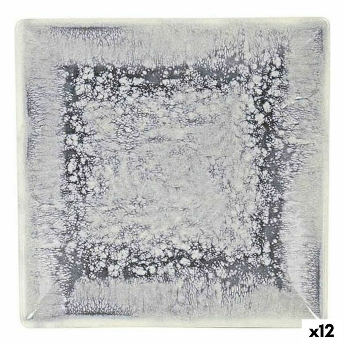 Farfurie pentru desert La Mediterránea Adhara Porțelan 18 x 18 x 2 cm (12 Unități) (18 x 18 x 2 cm)