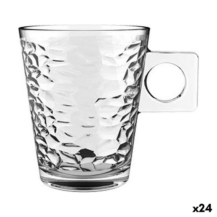 Set de Căni de Cafea Lima abstracto 80 ml (3 Piese) (24 Unități)