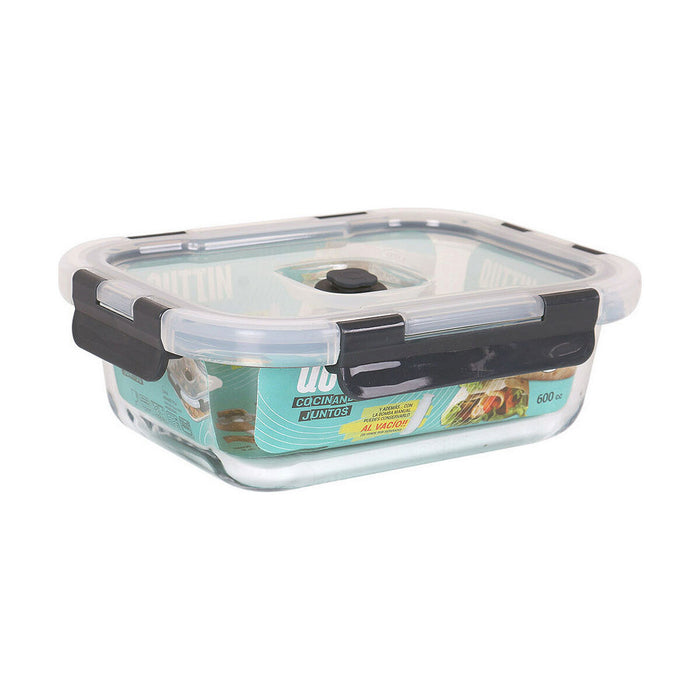 Cutie pentru Prânz Quttin Dreptunghiular 18,4 x 14 cm 600 ml