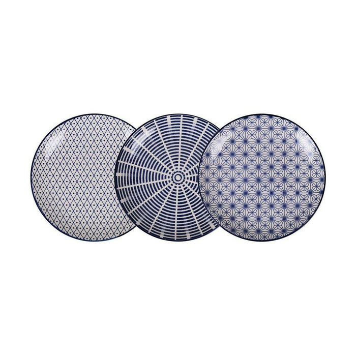 Platou pentru Servire Alfares Masako 20,3 x 2,5 cm Albastru