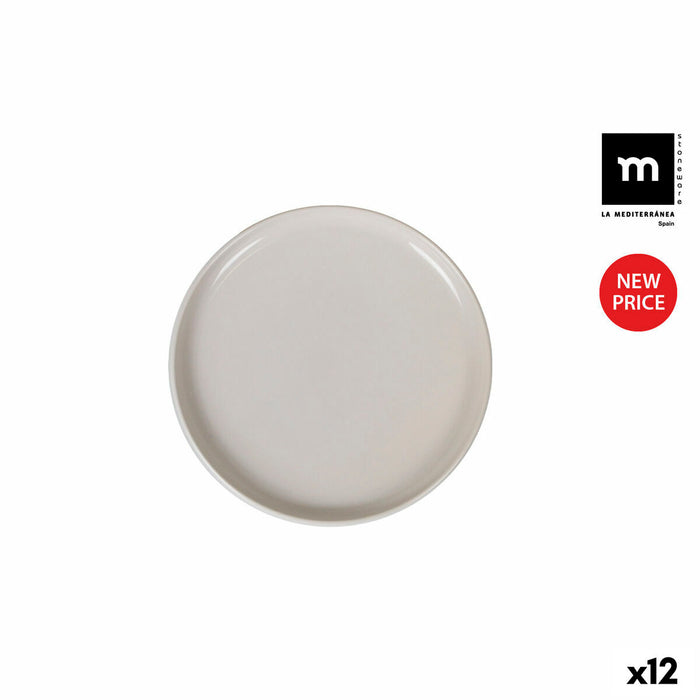 Farfurie pentru desert La Mediterránea Ivory (12 Unități)