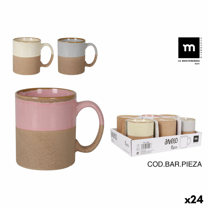 Cană tip Halbă La Mediterránea Anelo 380 ml (24 Unități)