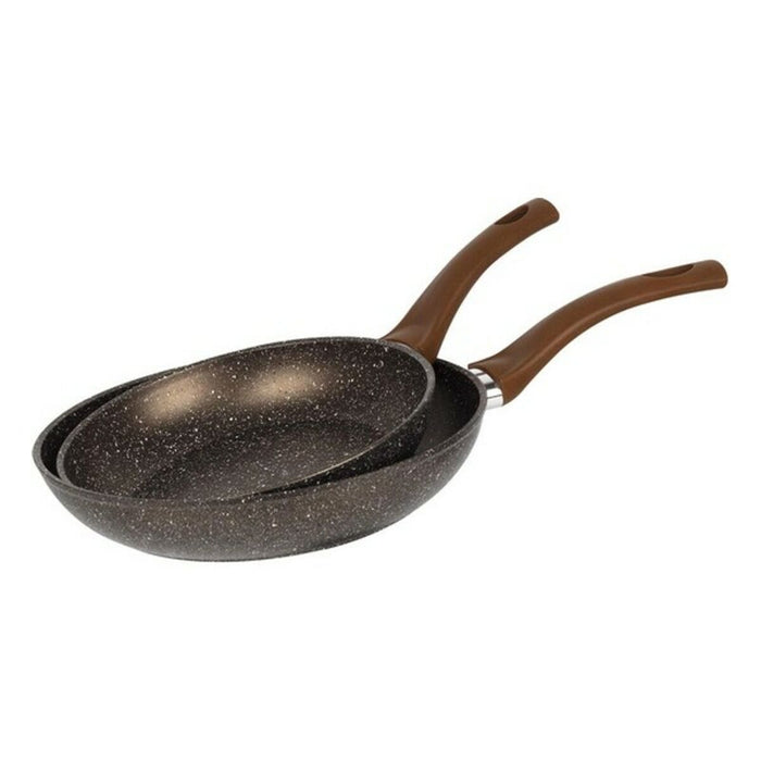 Set de Tigăi Bergner Șampanie Aluminiu forjat (2 pcs)