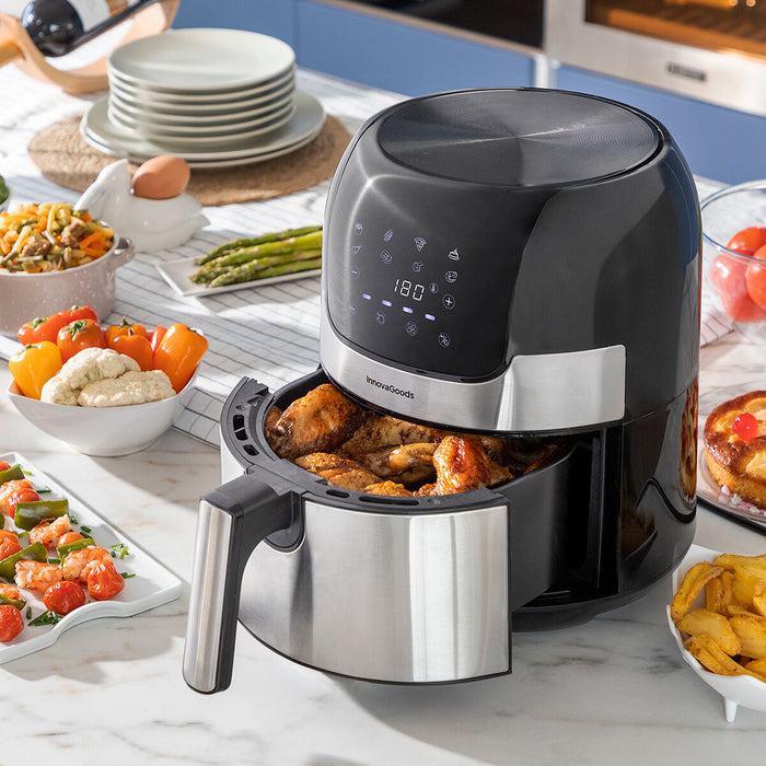 Friteuză fără Ulei InnovaGoods Fryinn 3500 Negru Oțel inoxidabil 1400 W 3,5 L