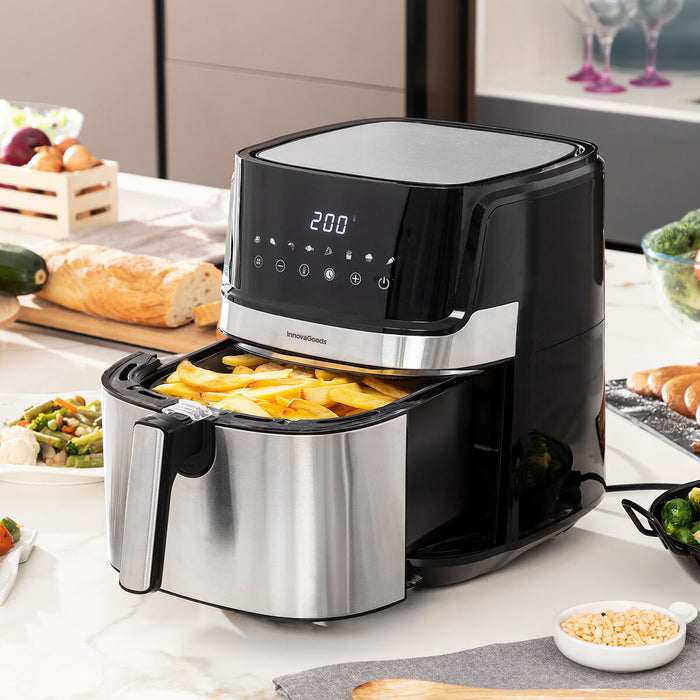 Friteuză fără Ulei InnovaGoods Fryinn Pro 5500 Negru Oțel inoxidabil 1700 W 5,5 L