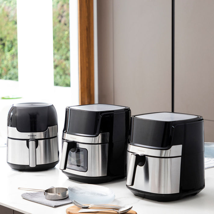 Friteuză fără Ulei InnovaGoods Fryinn View 6500 Negru Oțel inoxidabil 1700 W 6,5 L