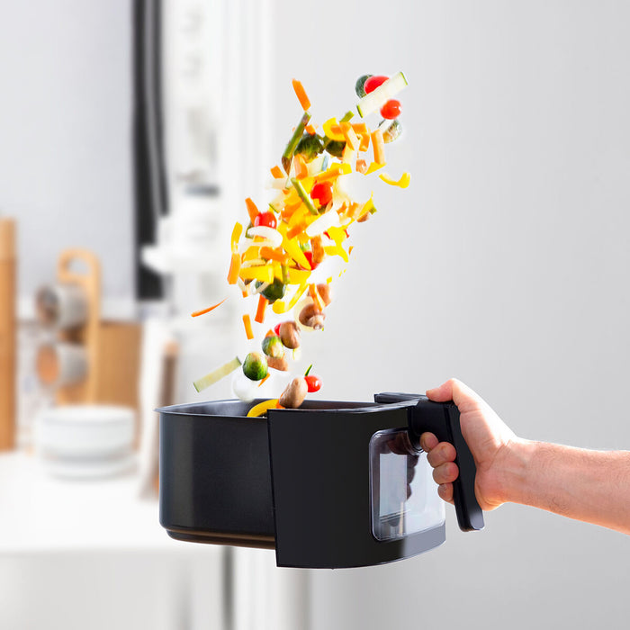 Friteuză fără ulei cu cântar InnovaGoods Fryinn Balance 5000 Negru Oțel inoxidabil 1500 W 5 L