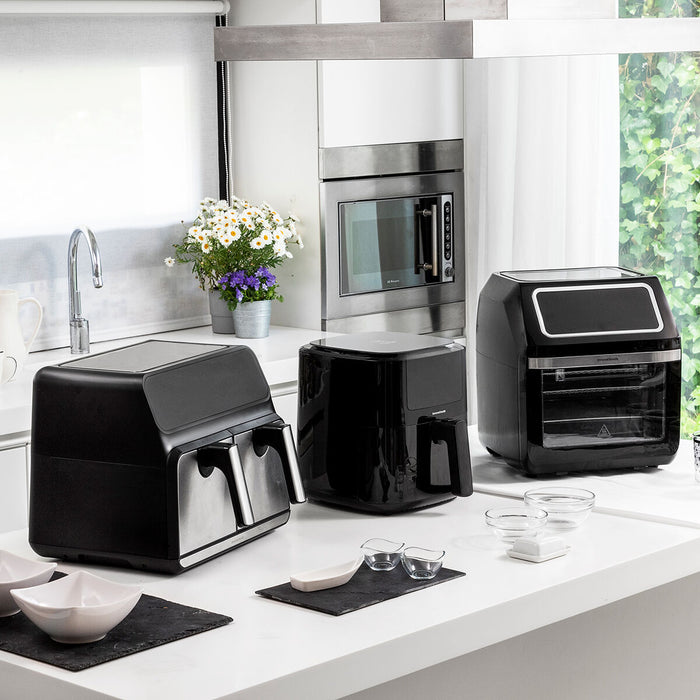 Friteuză fără ulei cu cântar InnovaGoods Fryinn Balance 5000 Negru Oțel inoxidabil 1500 W 5 L