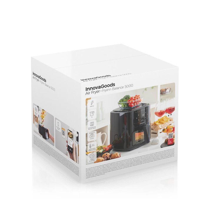 Friteuză fără ulei cu cântar InnovaGoods Fryinn Balance 5000 Negru Oțel inoxidabil 1500 W 5 L