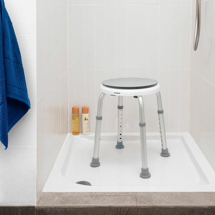 Scaun baie, InnovaGoods, Roshawer, alb, reglabil