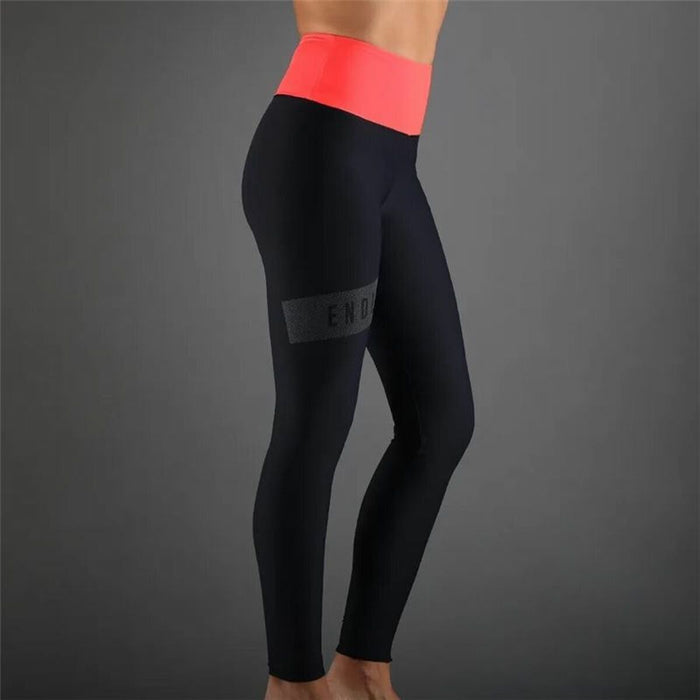 Colanți Sport de Damă Endless Negru Fucsia