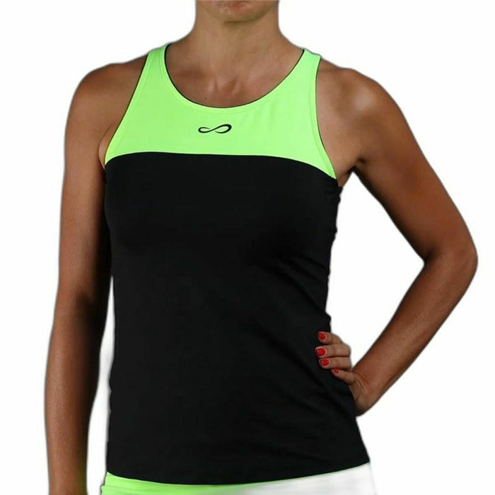 Tricou Sport cu Mânecă Scurtă Endless Lace Verde lămâie