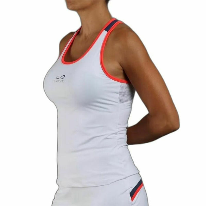 Tricou Sport cu Mânecă Scurtă Endless Flow Alb