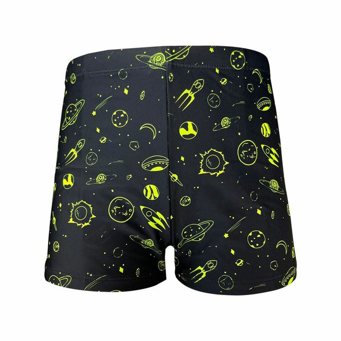 Costum de Baie Copii Ras Galaxy Negru