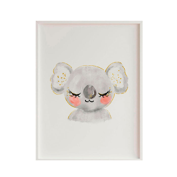 Tablou Crochetts Multicolor Lemn MDF 33 x 43 x 2 cm Koala