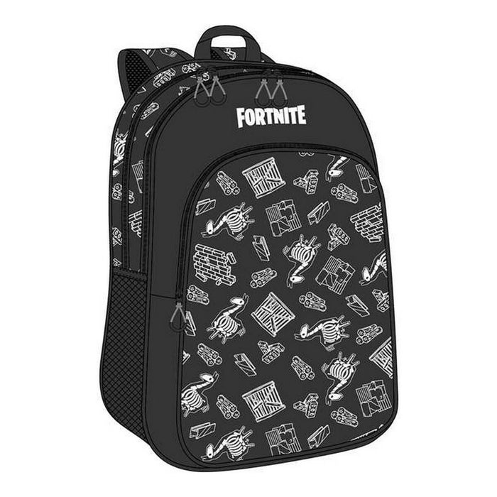 Ghiozdan Fortnite Dark Black 42 x 32 x 20 cm Adaptabil la căruciorul rucsacului