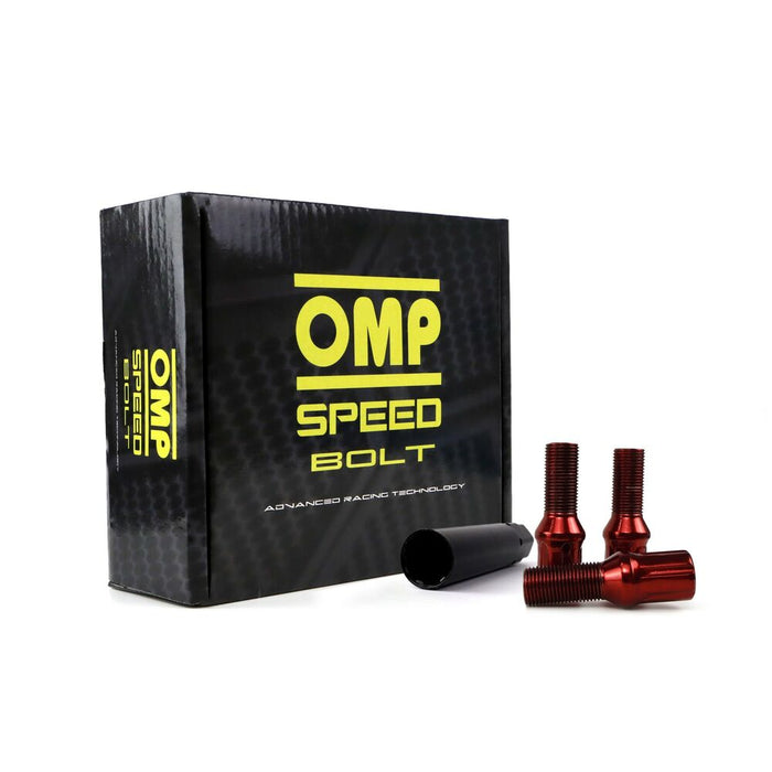Set Piulițe OMP 27 mm Roșu 20 uds M12 x 1,25