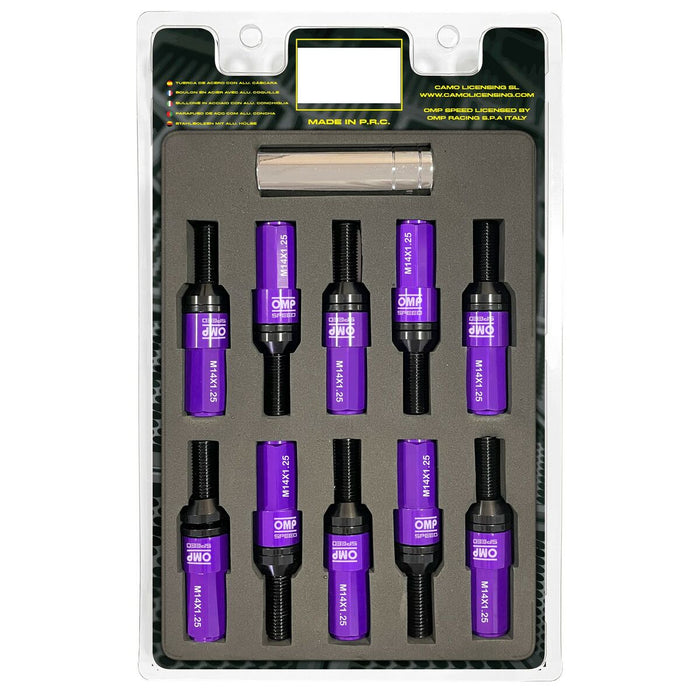 Set de șuruburi OMP OMPS09971411 28 mm Mov M14 x 1,25