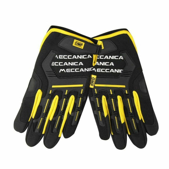 Mechanic's Gloves OMP MECH L Galben/Negru