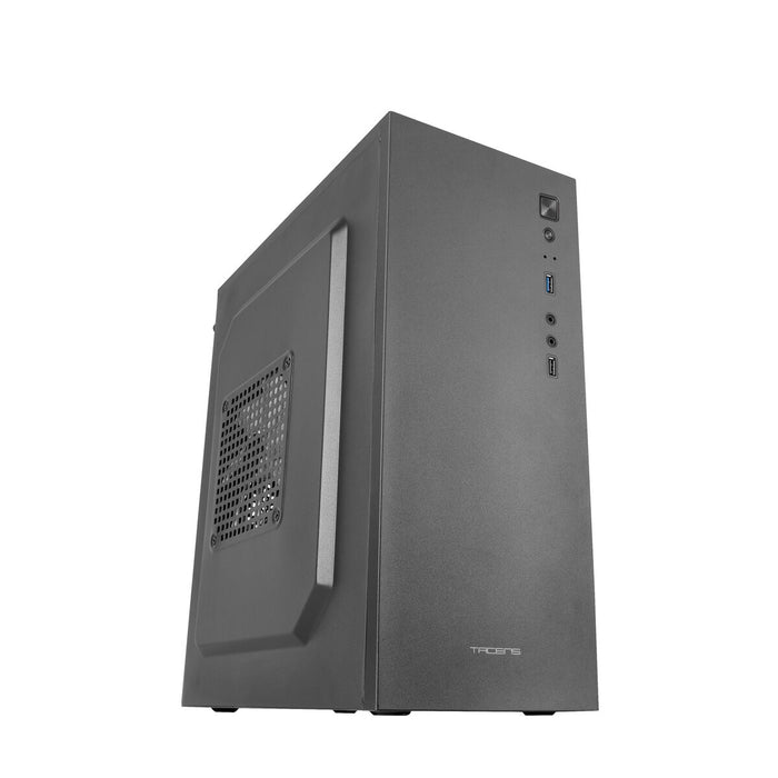 Unitate ATX Tacens 2ALUXM Caja PC Minitorre Micro-ATX Ventilador 12cm Acero Ultraligero Negro Negru