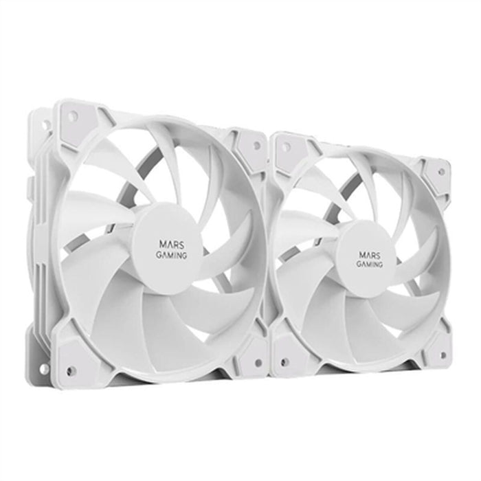 Ventilator de Unitate Mars Gaming MFPROX2W Alb 2 Unități