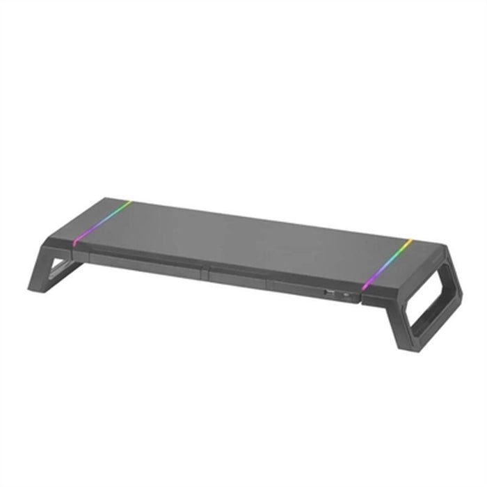 Suport de Masă pentru Ecran Mars Gaming MGSONE Negru LED RGB (1 Unități)