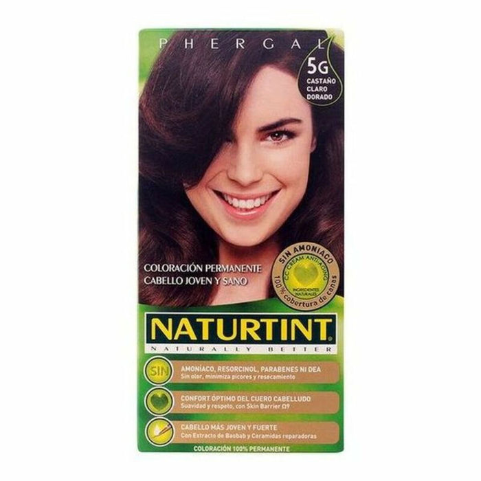 Vopsea Fără Amoniac Naturtint Naturtint Naturtint G Castaniu Deschis Auriu 170 ml