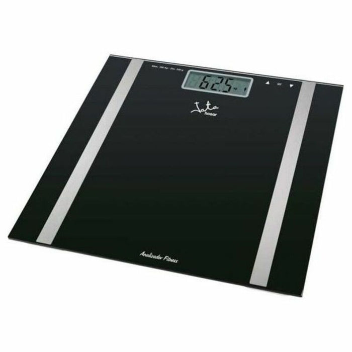 Cântar Digital de Baie JATA 531 Negru Sticlă Sticlă Temperată Baterii x 2