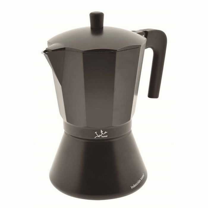 Cafetieră Italiană JATA CFI9 Negru Aluminiu (9 Cești)