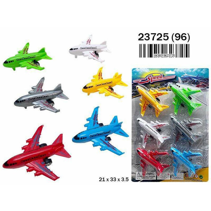 Playset Avion Multicolor 6 Piese