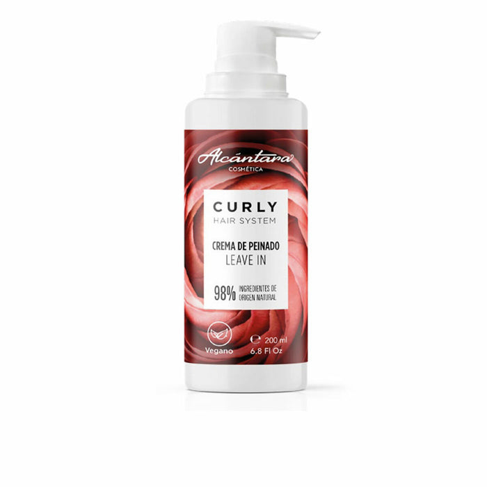 Cremă de Coafat Alcantara Curly Hair System Bucle strânse și definite Balsam 200 ml