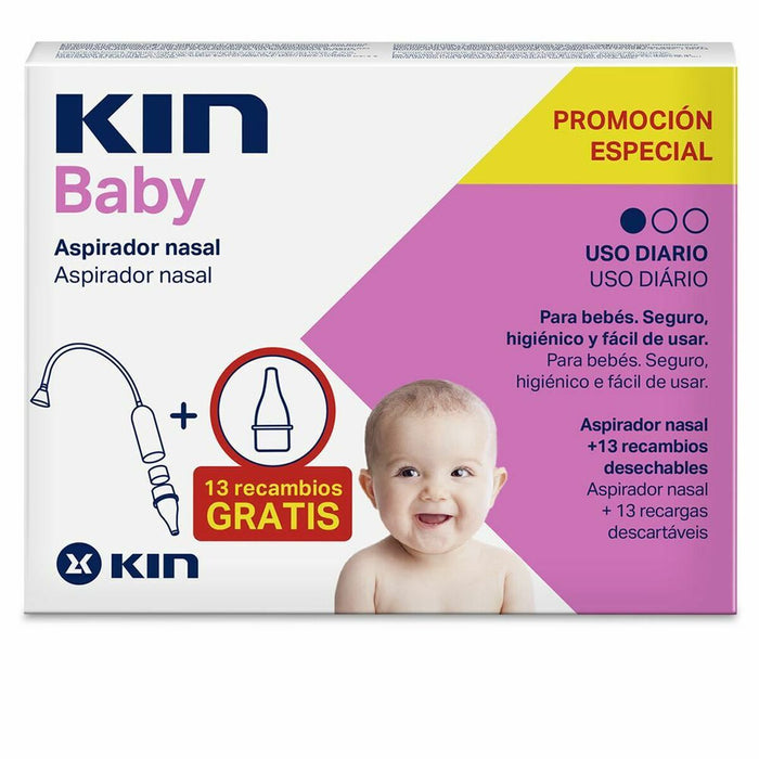 Aspiratorul nazal Kin Bebeluș (14 pcs)