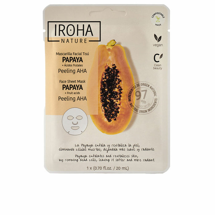 Mască de Față Peel Off Iroha Papaya (1 Unități)