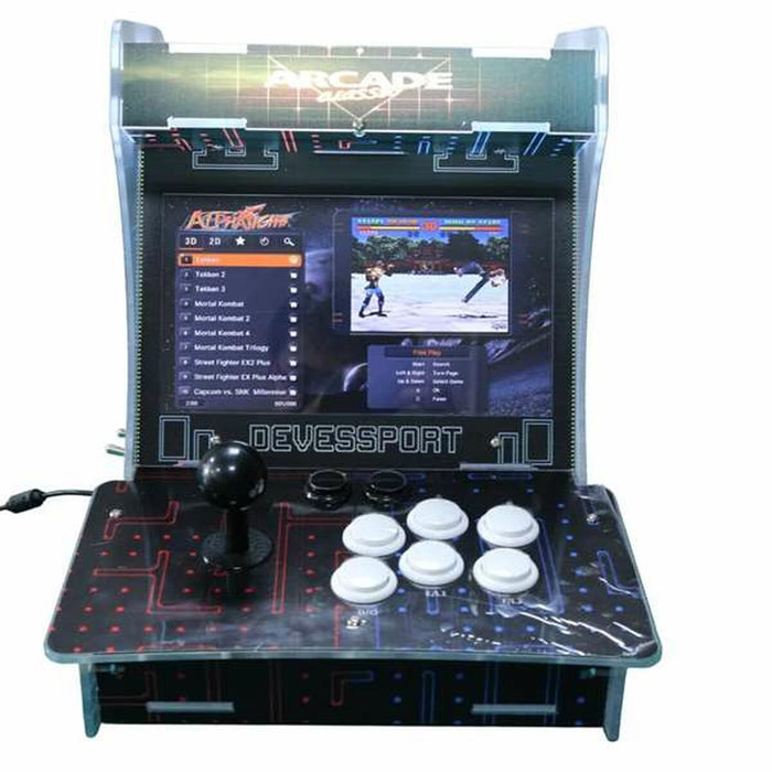 Tonomat de jocuri video Acrylic Bartop Twins 19" Retro Față de masă