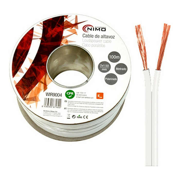 Cablu difuzor NIMO Alb 2 x 1,5 mm 2 x 1,5 mm
