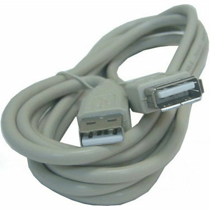 Cablu Prelungitor USB 3GO 5m USB 2.0 A M/FM Gri 5 m
