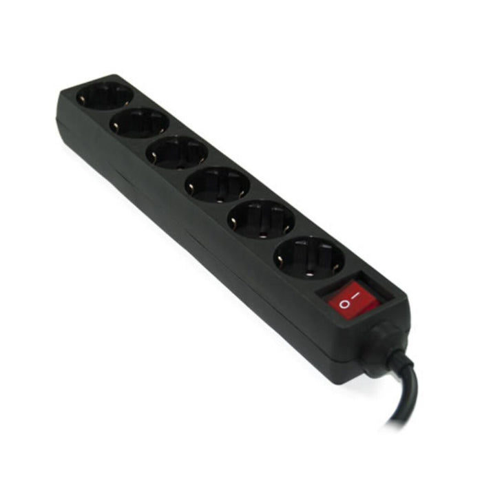 Placă de Circuit 6 Puncte de Conectare Schuko 3GO REG6 Negru 3500 W