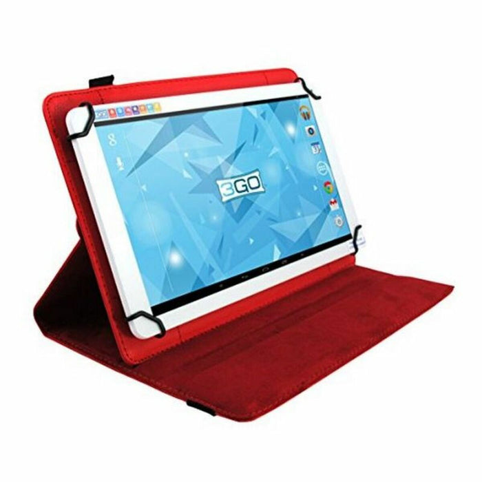 Husă pentru Tabletă Universală din Piele cu Rotație 3GO CSGT21 7" Roșu