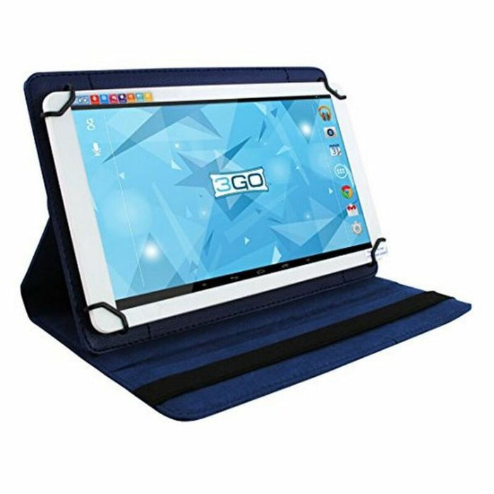 Husă pentru Tabletă Universală din Piele cu Rotație 3GO CSGT24 7" Albastru Multicolor