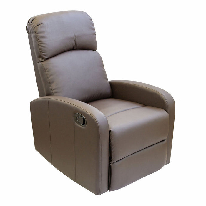 Fotoliu înclinat Astan Hogar Relax Manual Ciocolată Piele Sintetică