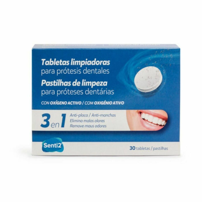 Tablete de Curățare pentru Proteze Dentare Senti2 SAN 027 30 Unități