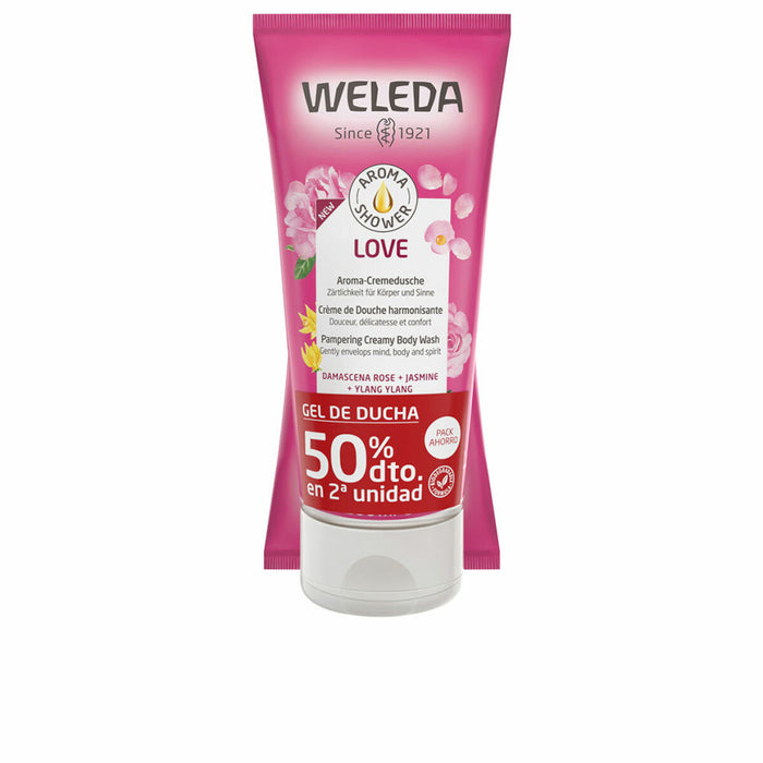 Gel de duș Weleda Aroma Shower Love 2 x 200 ml