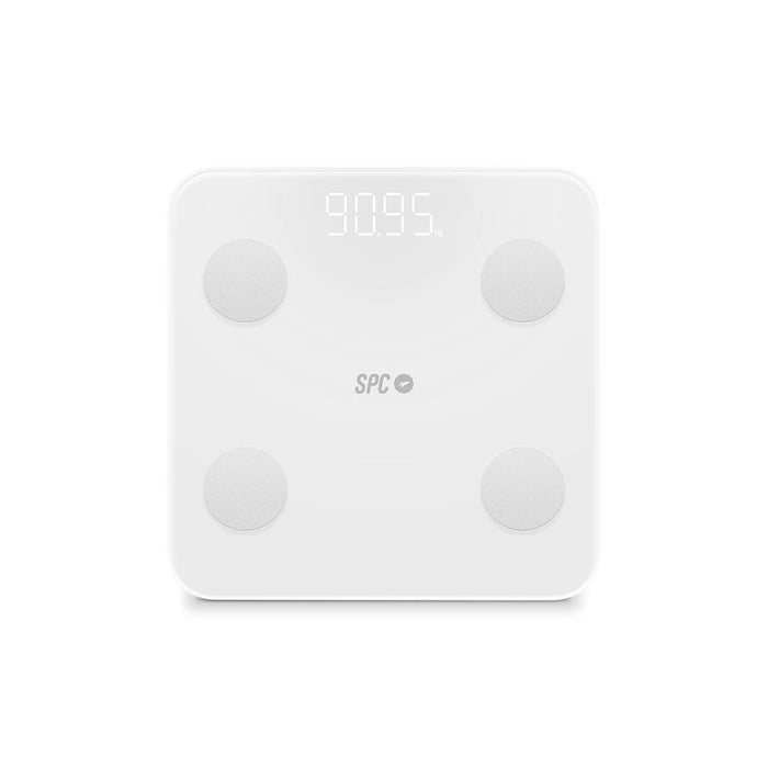 Cântar Digital de Baie SPC Internet ATENEA FIT 3 Alb Sticlă Temperată 180 kg 50 x 50 x 28 cm