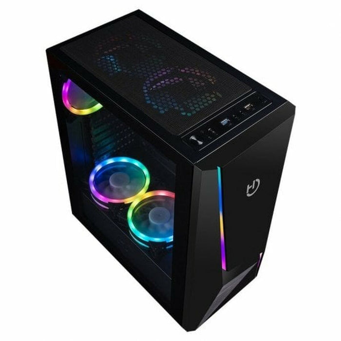 Unitate Semi-tower ATX Hiditec V20 PRO ARGB Negru Multicolor