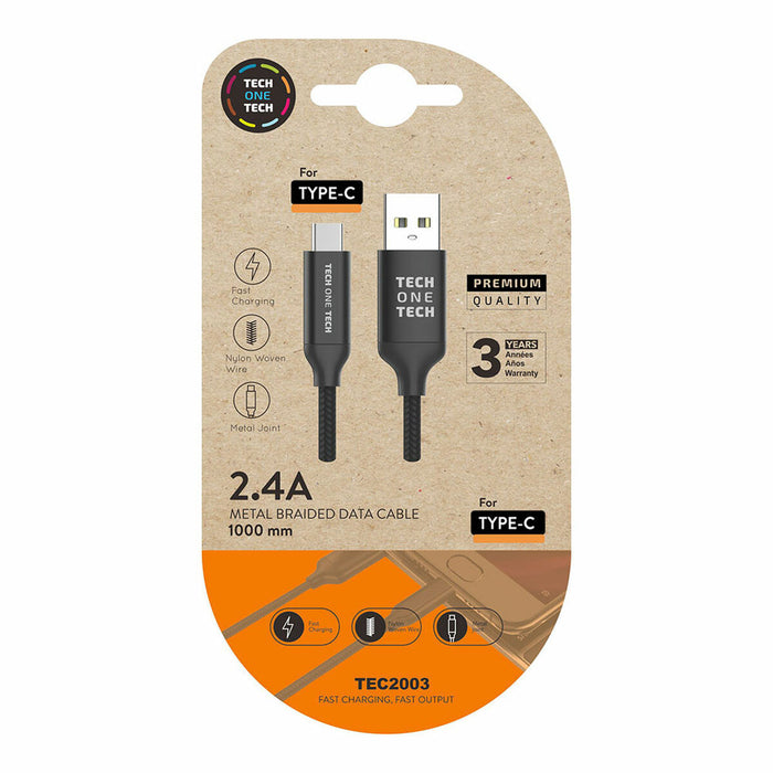 Cablu USB-C la USB Tech One Tech 1 m
