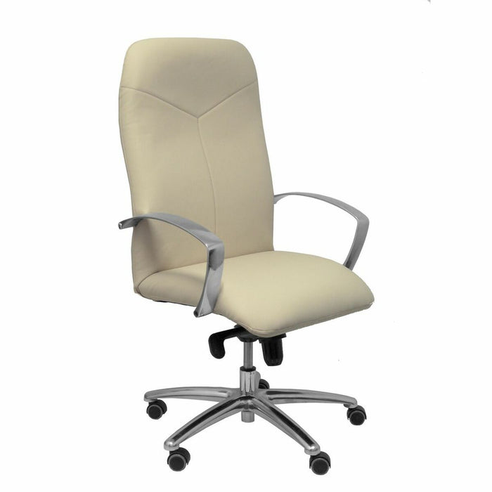 Scaun de birou Caudete similpiel P&C 5DBSP02 Alb Crem